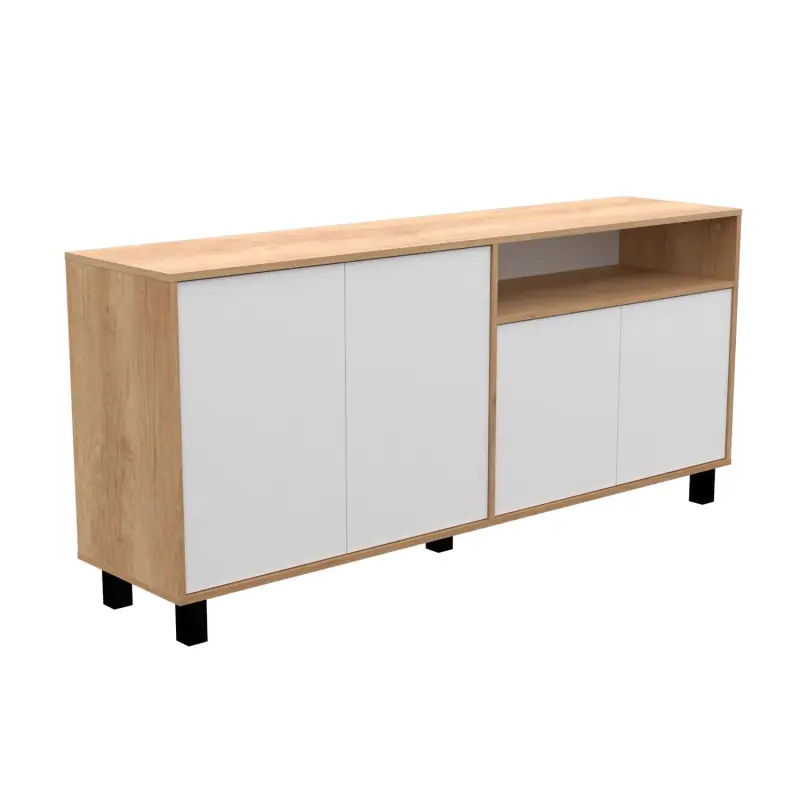 Rack bahiut vajillero DOOR 170 Nebraska - blanco