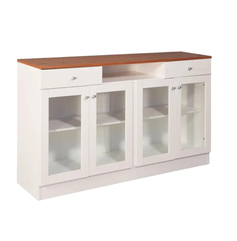 Rack Bahiut 160cm NORDICO paraiso y blanco