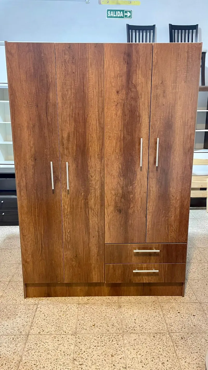 Ropero HABANNO 120cm con Perchero y Estantes